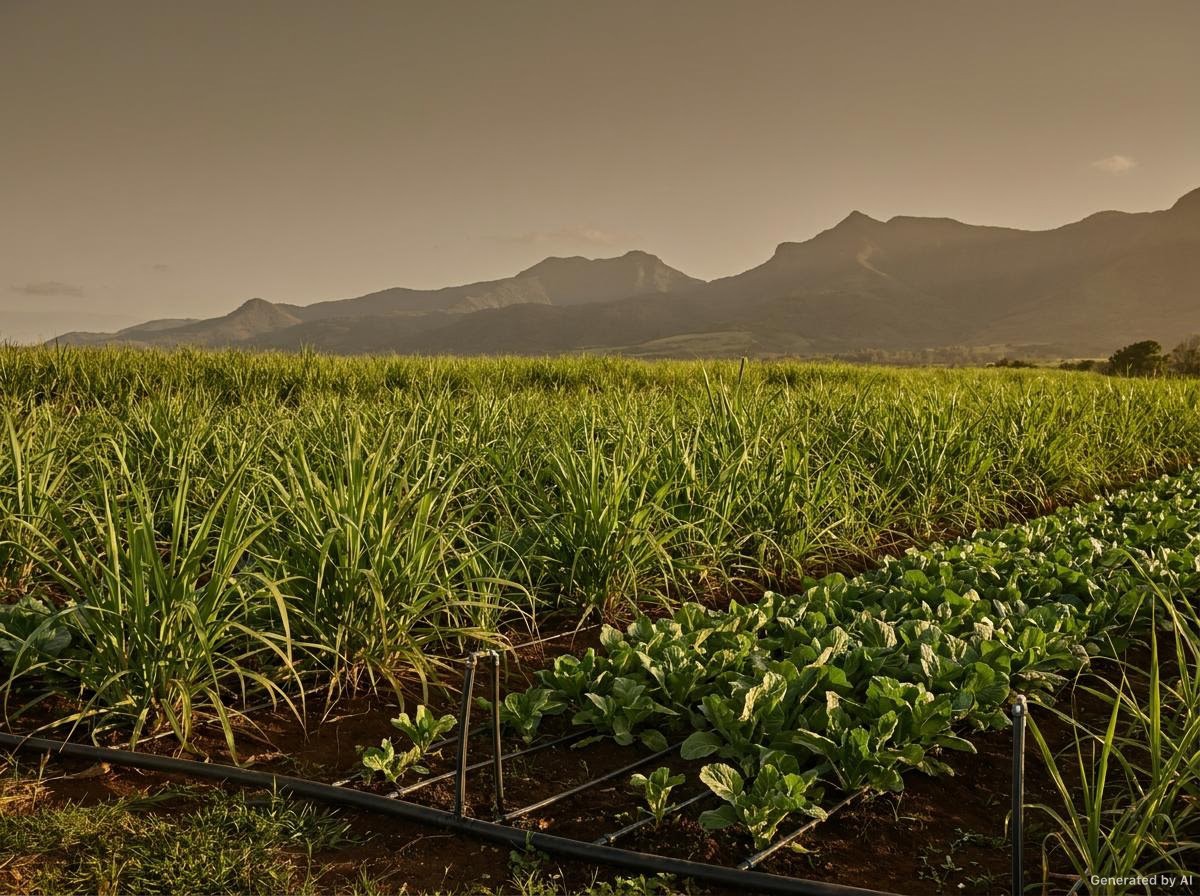 Agricultural land in Mauritius